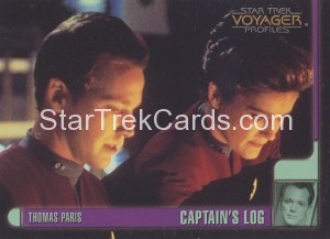 Star Trek Voyager Profiles Trading Card 20