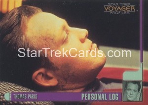 Star Trek Voyager Profiles Trading Card 21