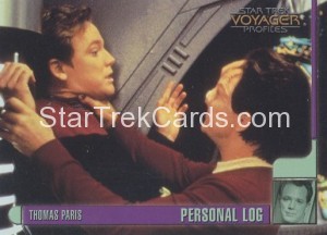 Star Trek Voyager Profiles Trading Card 23