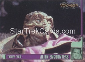 Star Trek Voyager Profiles Trading Card 27