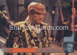 Star Trek Voyager Profiles Trading Card 81