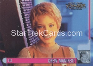 Star Trek Voyager Profiles Trading Card 82