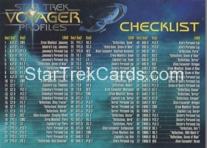 Star Trek Voyager Profiles Trading Card 90