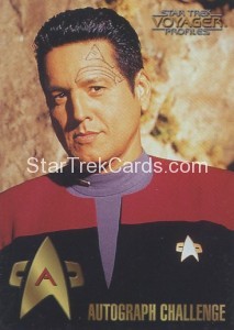 Star Trek Voyager Profiles Trading Card A