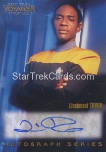 Star Trek Voyager Profiles Trading Card A4