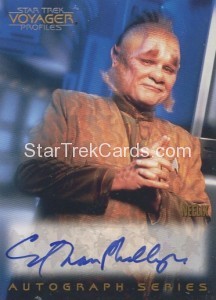 Star Trek Voyager Profiles Trading Card A9