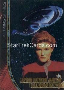 Star Trek Voyager Profiles Trading Card Captains Card