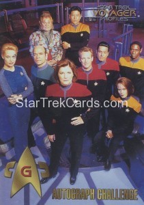 Star Trek Voyager Profiles Trading Card G