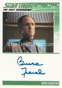 The Complete Star Trek The Next Generation Series 2 Trading Card Autograph Bruce French