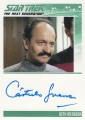 The Complete Star Trek The Next Generation Series 2 Trading Card Autograph Castullo Guerra