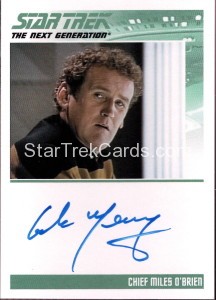 The Complete Star Trek The Next Generation Series 2 Trading Card Autograph Colm Meaney