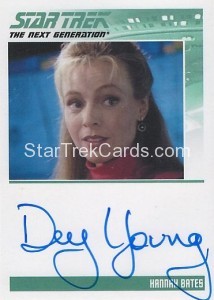 The Complete Star Trek The Next Generation Series 2 Trading Card Autograph Dey Young