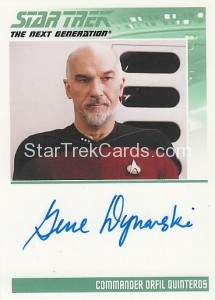 The Complete Star Trek The Next Generation Series 2 Trading Card Autograph Gene Dynarski