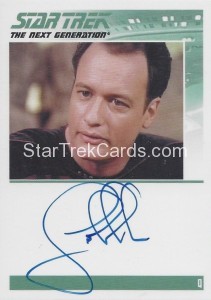 The Complete Star Trek The Next Generation Series 2 Trading Card Autograph John de Lancie
