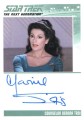 The Complete Star Trek The Next Generation Series 2 Trading Card Autograph Marina Sirtis