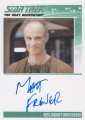 The Complete Star Trek The Next Generation Series 2 Trading Card Autograph Matt Frewer