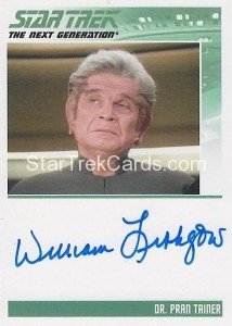 The Complete Star Trek The Next Generation Series 2 Trading Card Autograph William Lithgow
