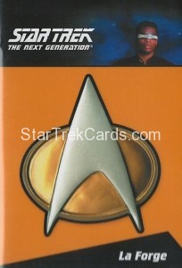 The Complete Star Trek The Next Generation Series 2 Trading Card CP6 Front
