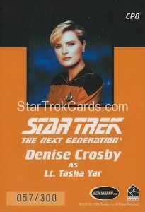 The Complete Star Trek The Next Generation Series 2 Trading Card CP8 Back