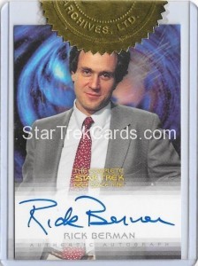 The Quotable Star Trek Deep Space Nine Autograph Rick Berman