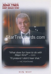 The Quotable Star Trek Deep Space Nine Card 100