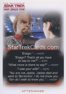 The Quotable Star Trek Deep Space Nine Card 103