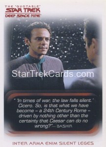 The Quotable Star Trek Deep Space Nine Card 105