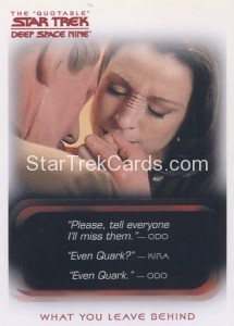 The Quotable Star Trek Deep Space Nine Card 108