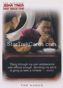 The Quotable Star Trek Deep Space Nine Card 11