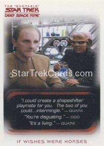 The Quotable Star Trek Deep Space Nine Card 14