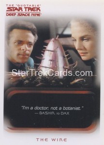 The Quotable Star Trek Deep Space Nine Card 33