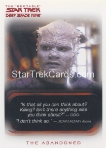 The Quotable Star Trek Deep Space Nine Card 41
