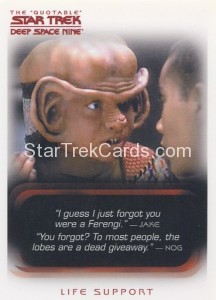 The Quotable Star Trek Deep Space Nine Card 44