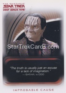 The Quotable Star Trek Deep Space Nine Card 47