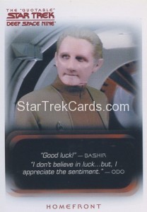 The Quotable Star Trek Deep Space Nine Card 55