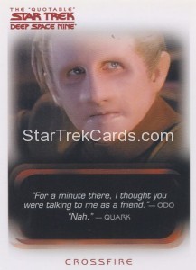 The Quotable Star Trek Deep Space Nine Card 59