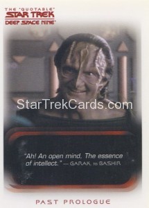 The Quotable Star Trek Deep Space Nine Card 6