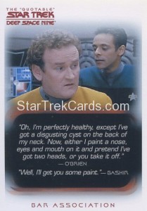 The Quotable Star Trek Deep Space Nine Card 61