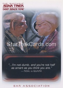 The Quotable Star Trek Deep Space Nine Card 62