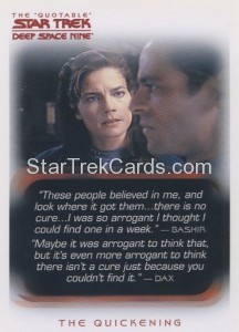 The Quotable Star Trek Deep Space Nine Card 66