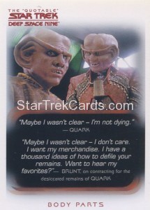 The Quotable Star Trek Deep Space Nine Card 72