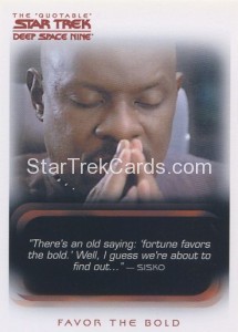 The Quotable Star Trek Deep Space Nine Card 89