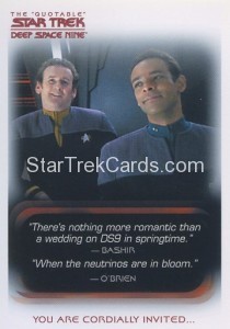 The Quotable Star Trek Deep Space Nine Card 94