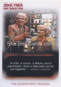 The Quotable Star Trek Deep Space Nine Card 97