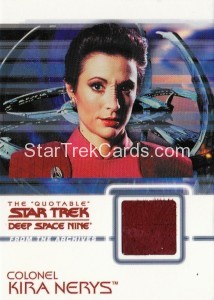 The Quotable Star Trek Deep Space Nine Card C2 Dark Red