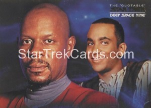 The Quotable Star Trek Deep Space Nine Card DSN2