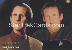 The Quotable Star Trek Deep Space Nine Card DSN9
