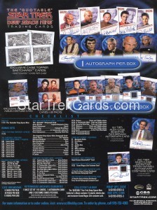 The Quotable Star Trek Deep Space Nine Sell Sheet Back