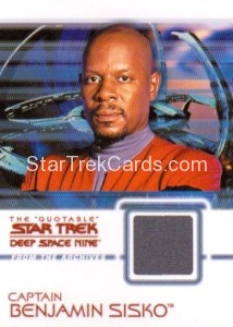 The Quotable Star Trek Deep Space Nine Trading Card C1 Grey