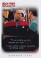 The Quotable Star Trek Deep Space Nine Trading Card SD07